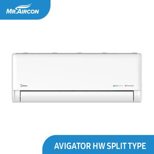 Midea Avigator Inverter Split Type Air Conditioner for energy-efficient cooling and heating with advanced inverter technology, perfect for homes and offices.