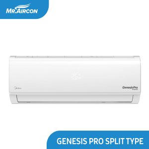 Midea Genesis PRO Inverter Split Type Air Conditioner for energy-efficient cooling and heating with advanced technology and reliable performance.