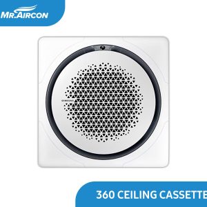 Samsung 360 Ceiling Cassette Inverter Aircon -Square White