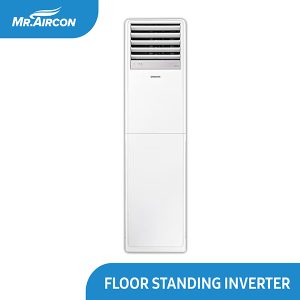 Samsung floor standing inverter AC – advanced inverter technology for energy-saving, powerful cooling in large rooms or offices.